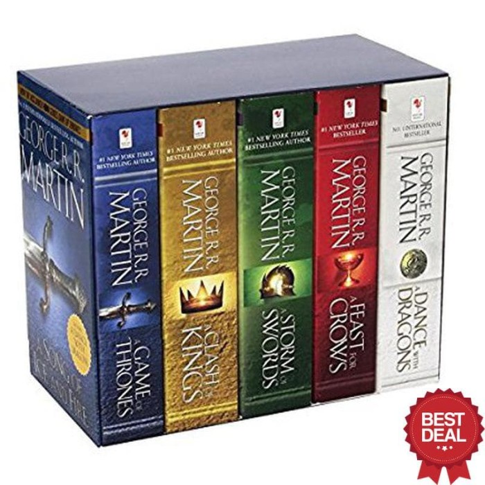 

Game of Thrones boxed set (George R. R. Martin Song of Ice and Fire Kode 1288