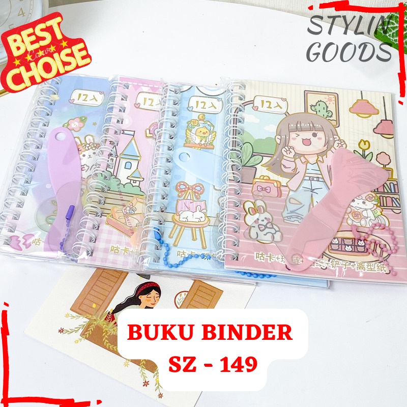 

Tahan Lama Buku Binder Stiker Sz - 149 Spiral Dengan Perata Dan Gantungan Akrilik / Terbaru Buku