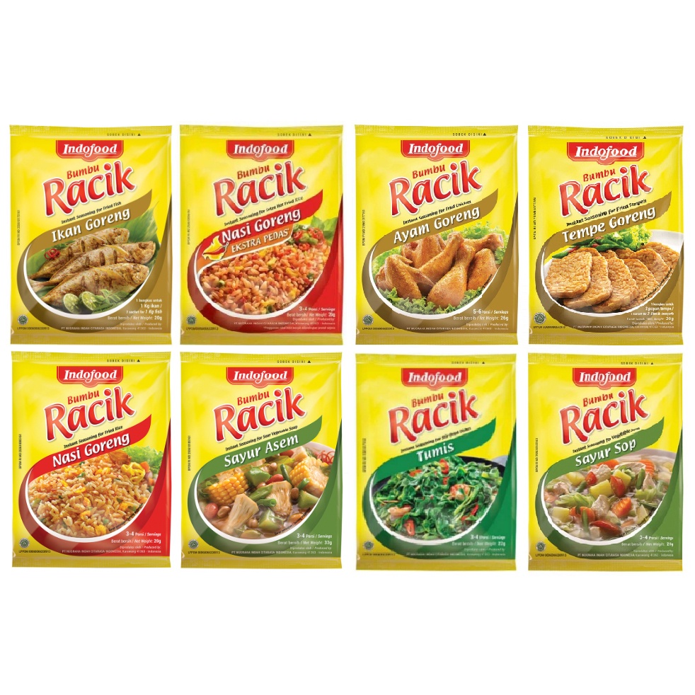 

HJE BUMBU RACIK INDOFOOD ALL VARIANT