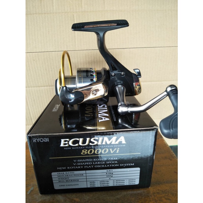 Unik Reel Ryobi Ecusima 8000
