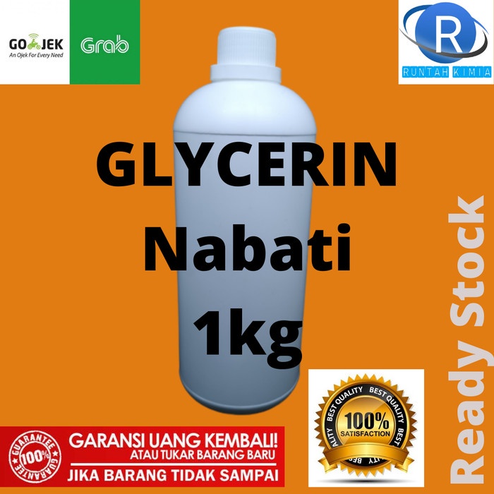 JTTOP" GLYCEROL GLISEROL GLYCERIN GLYCERINE NABATI VEGETABLE 1KG