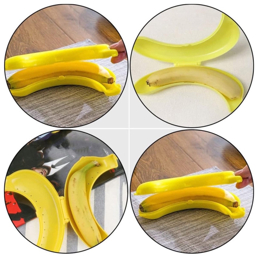 

Banana Case Kotak Snack Bentuk Pisang Plastik Piknik Camping