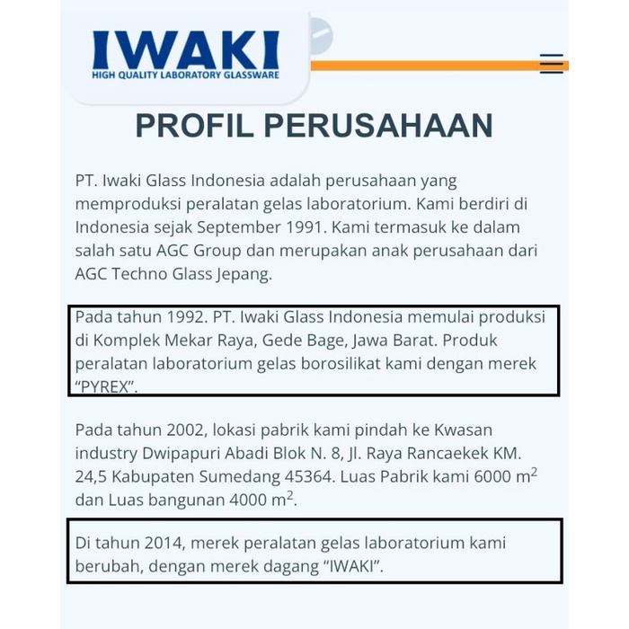 JTTOP" TABUNG REAKSI PYREX TEST TUBE IWAKI TUTUP ULIR 16X150