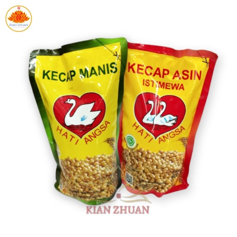 

HJE Kecap Hati Angsa Refill 600ml / Kecap Medan / Kecap Asin / Kecap Manis