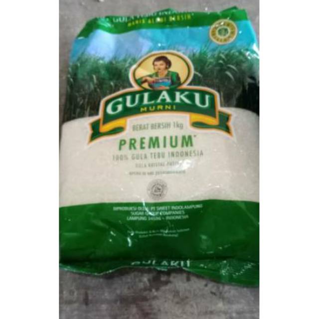 

HJE gula pasir gulaku murni premium hijau / tebu kuning 1 kg