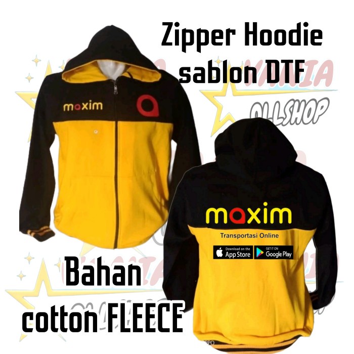 SWEATER ZIPPER MAXIM SABLON OJEK ONLINE MAXIM