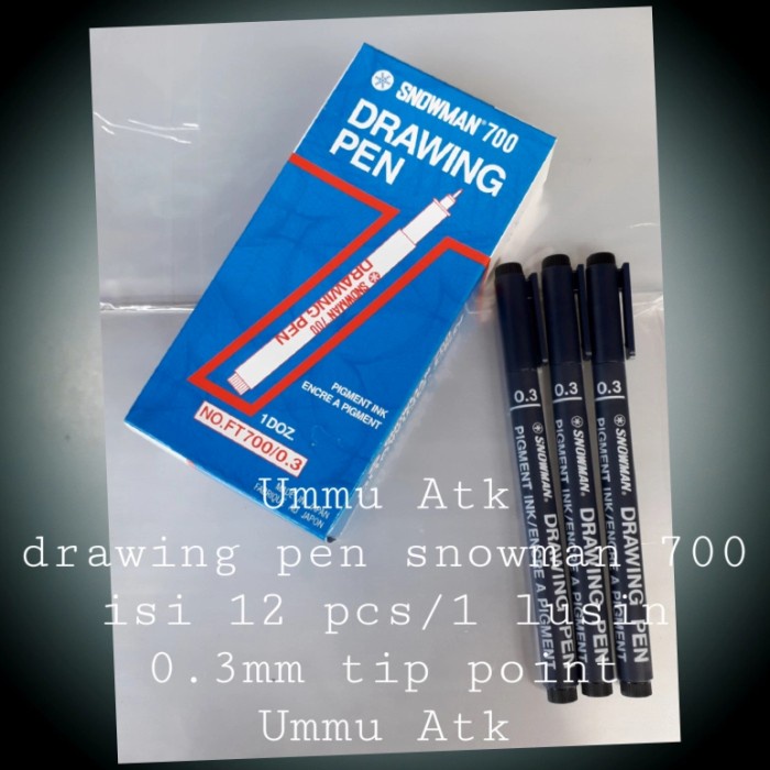 

Drawing Pen Snowman 700.
