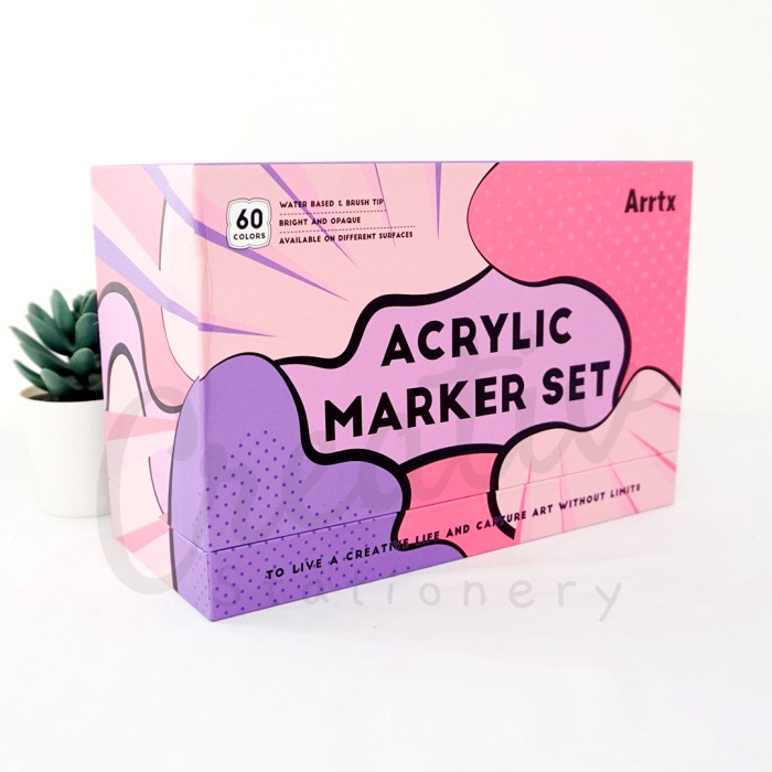 

Arrtx Acrylic Brush Marker Spdidol Akrilik 60B Anime Color
