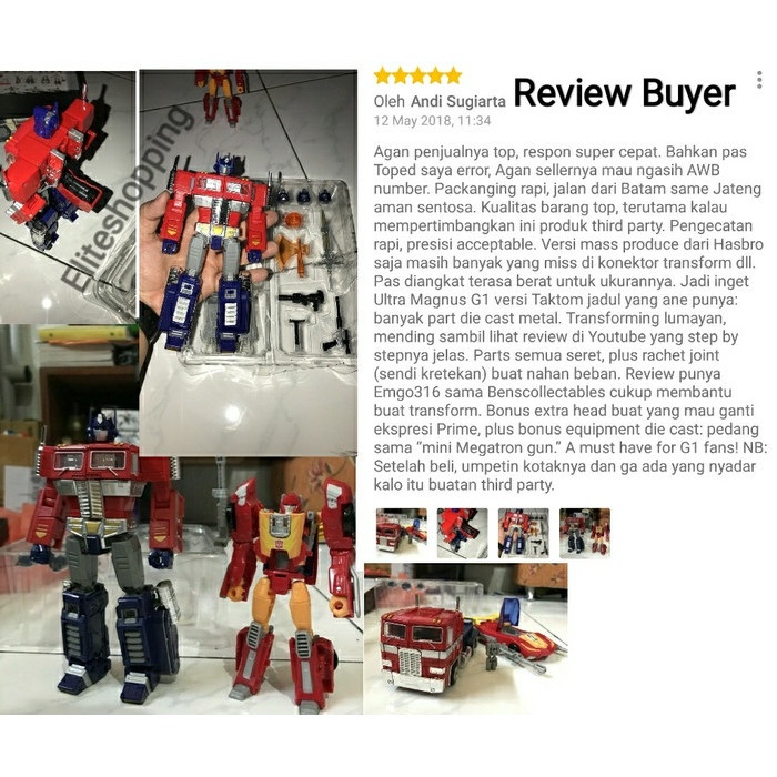 SALE  SALE KBB TRANSFORMERS G1 METAL PARTS MASTERPIECE OPTIMUS PRIME MP10V MP10-V READYY READYY