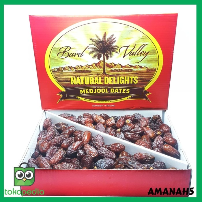 

Kurma Medjool Jumbo Natural Delight California (5Kg)