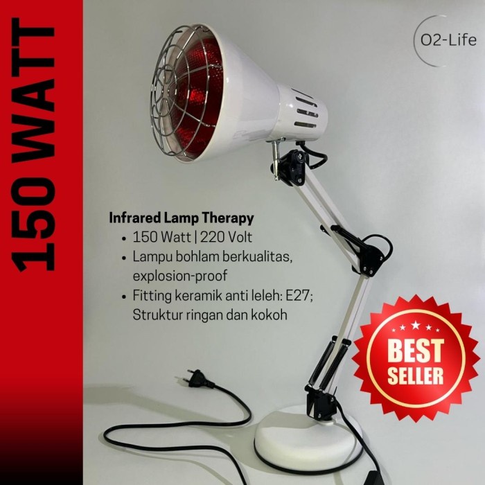 Lampu Infrared Fisioterapi Lamp Penghangat - Terapi Kesehatan - O2-Life