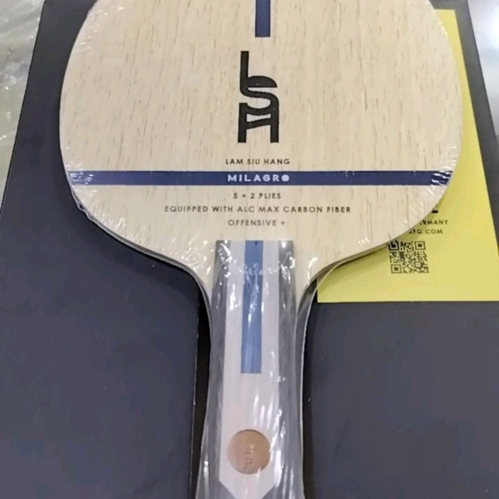 Lion Milagro carbon kayu bat bet pingpong Barang 100%ORIGINAL