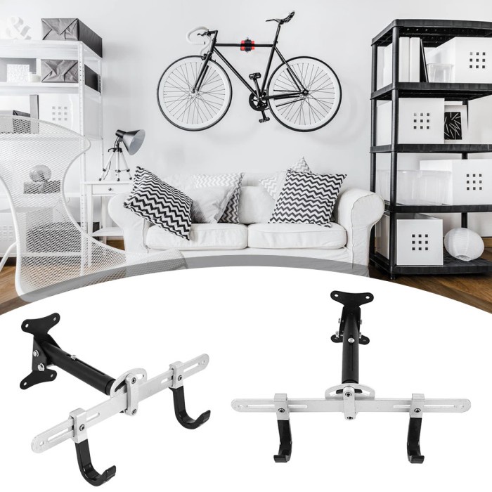 Gantungan Dinding Sepeda Hook Hanger Bracket Gantungan Sepeda Black