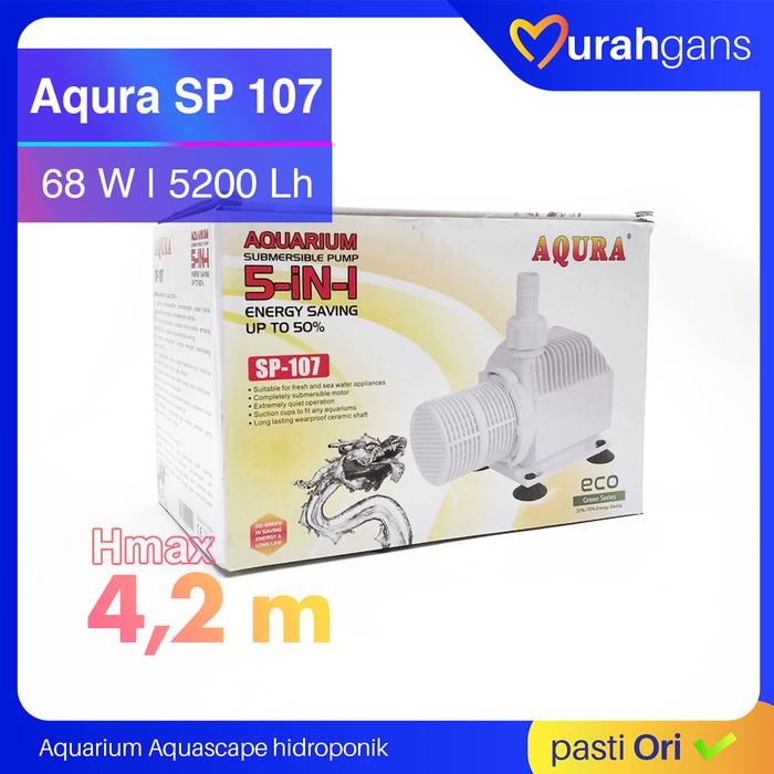 Ready Termin Pompa Aquarium Kolam Koi AQURA SP 107 5200 Lh