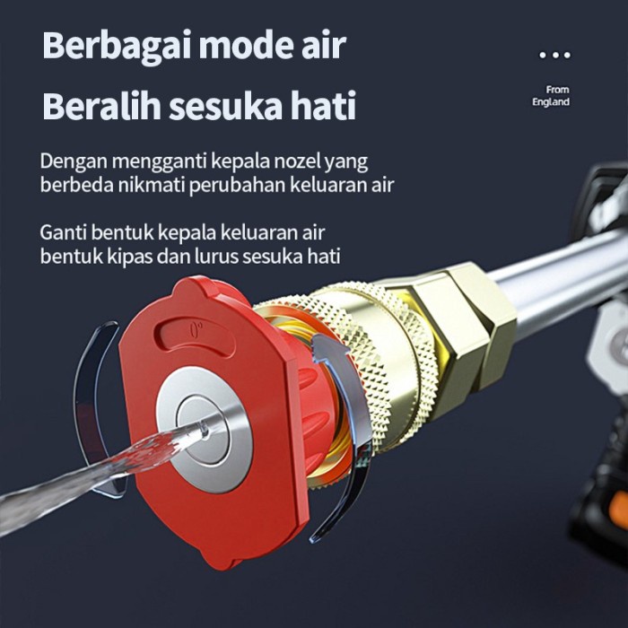 Cuci Mobil Tanpa Kabel Alat / Alat steam cuci motor / Super Jet Cleaner Battery 48V-15000mAH