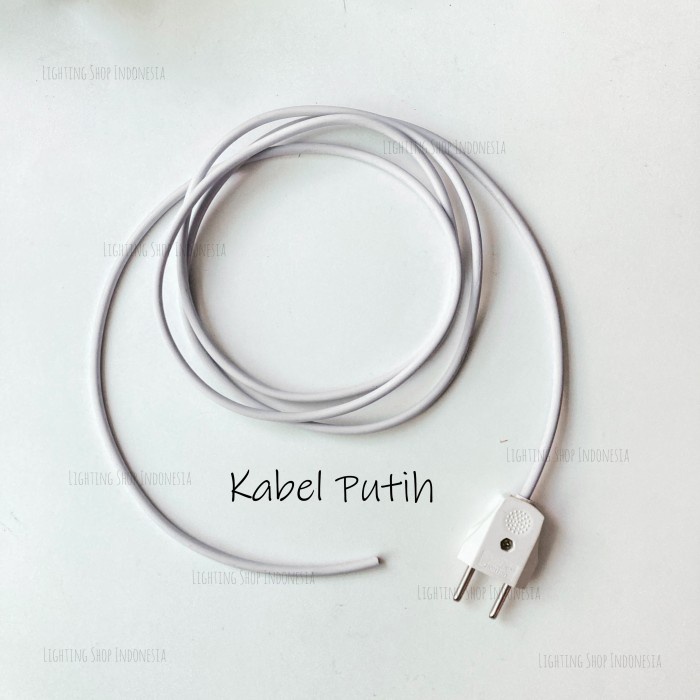 1Meter Kabel + Colokan Listrik Broco Untuk Lampu Gantung Lampu Dinding