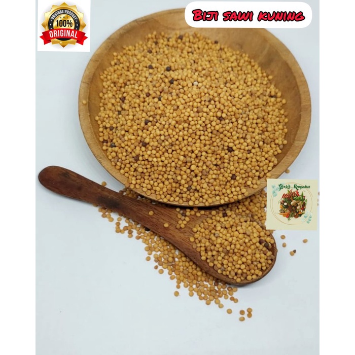 

SALE !!! BIJI SAWI KUNING / YELLOW MUSTARD SEED 1KG READYY
