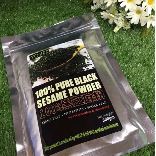 

SALE !!! YOJI 100% PURE BLACK SESAME POWDER 300G READYY