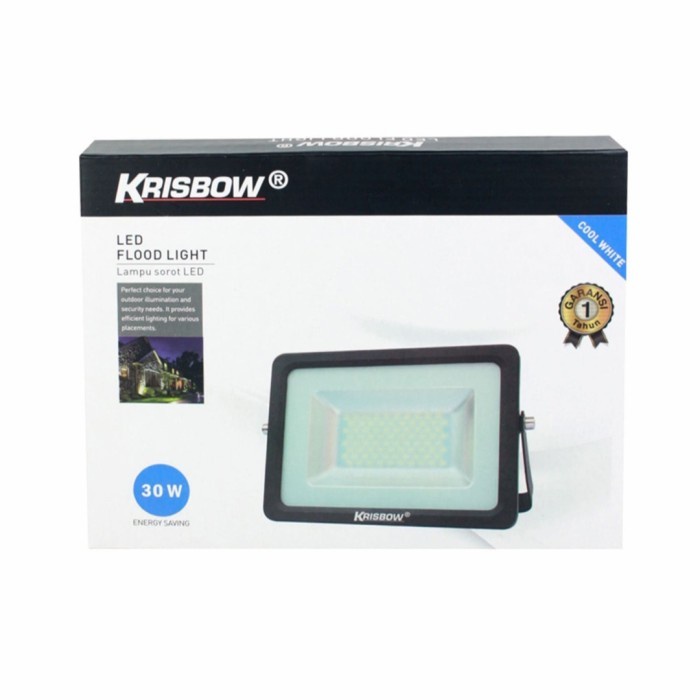 Tebaru Krisbow Lampu Sorot Led 30 Watt - Putih / Kuning - Putih Berkualitas