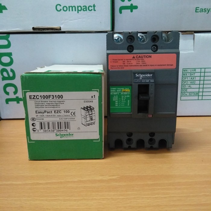 Paket Pesanan MCCB SCHNEIDER