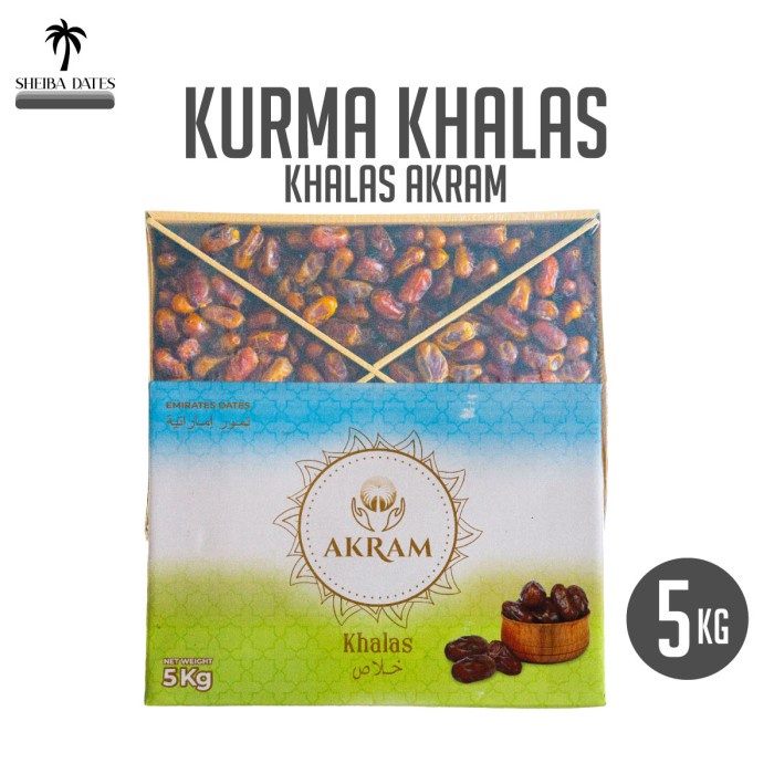 

Kurma khalas - khalas akram 5kg- kurma 5kg