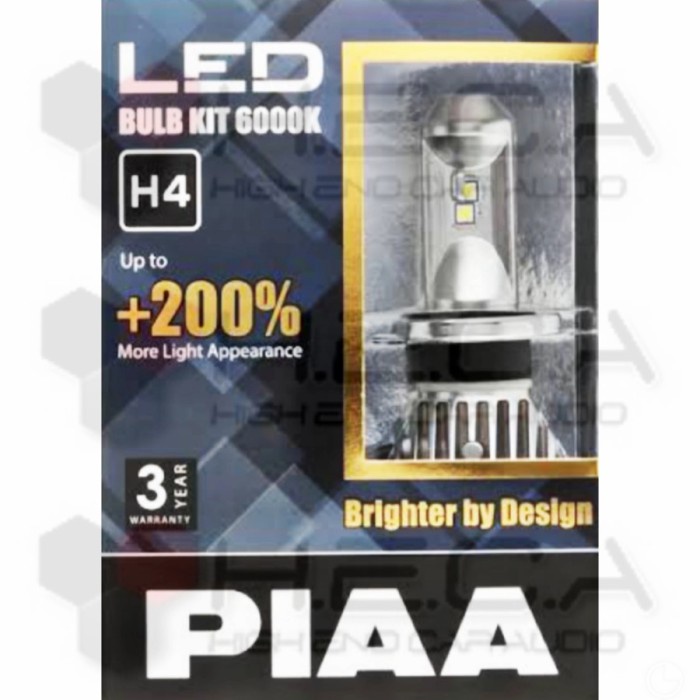Paket Bundling LED Headlamp PIAA Preum H4 +200% & Foglamp Osram H11 XLZ 3.0 Lampu Utama Kabut Mobil