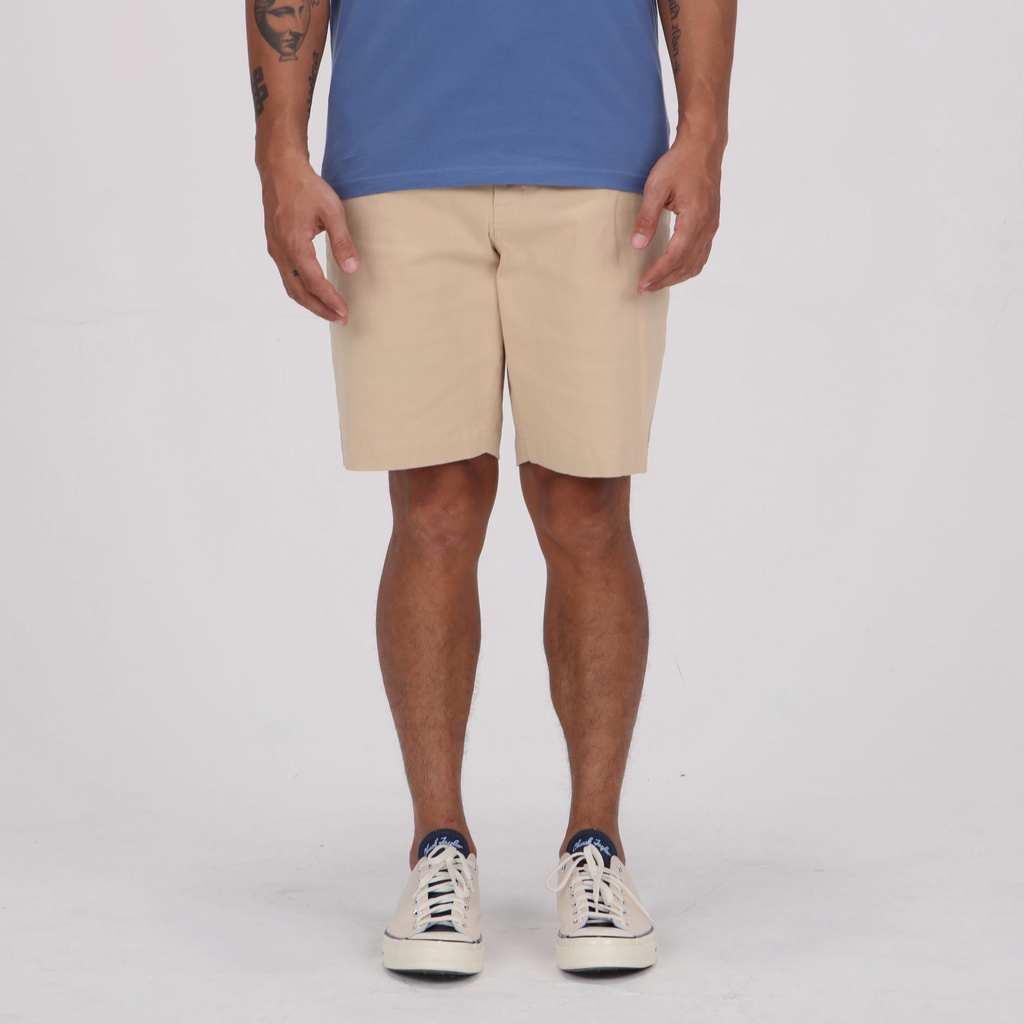VOLCOM - MWS ENCINO 2 MODERN 19 STRETCH SHORTS ALMOND