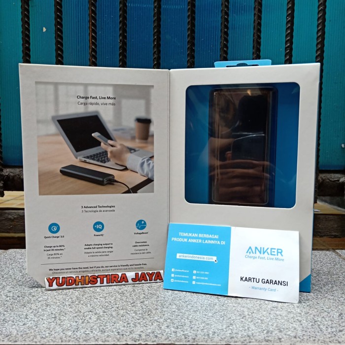 Populer Powerbank Anker Powercore Speed 20000Mah Qc3.0 Garansi Resmi -A1278