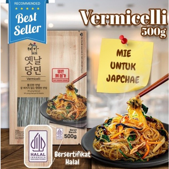 

TERLARIS! Korean Vermicelli Java Super Food 500 Gr Japchae Mi Bihun Glass Noodle