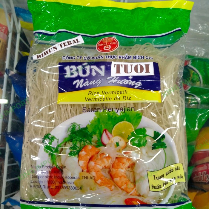 

Bun Gao Bungao Rice Vermicelli /bihun 400gr/ sohun soun vietnam import