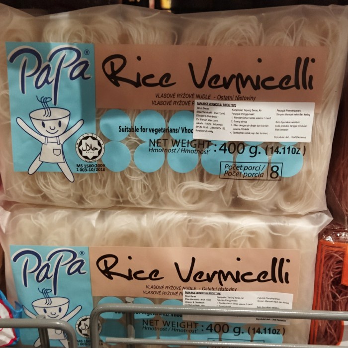 

Papa Rice vermicelli 400gr