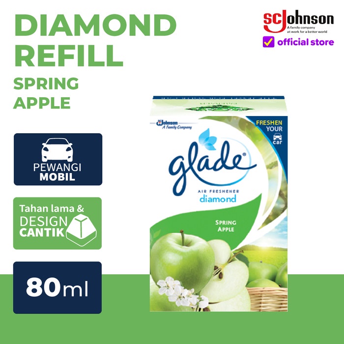 TOP" GLADE DIAMOND SPRING APPLE REFILL 80ML