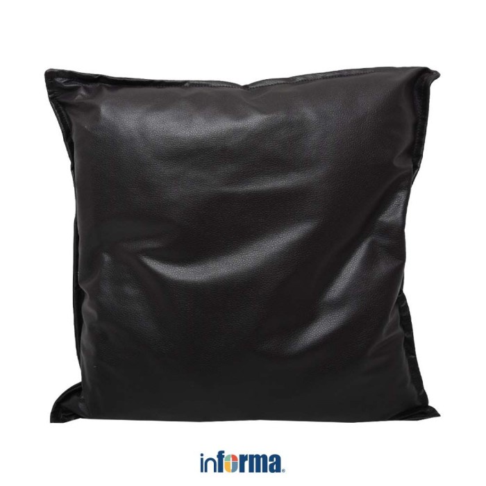 ADT- Informa - Informa 50x50 Cm Bantal Sofa Kulit - Hitam