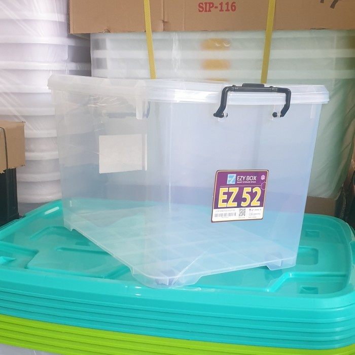 ADT- container box ezy 52 full transparan cb 52 kapasitas 52Liter