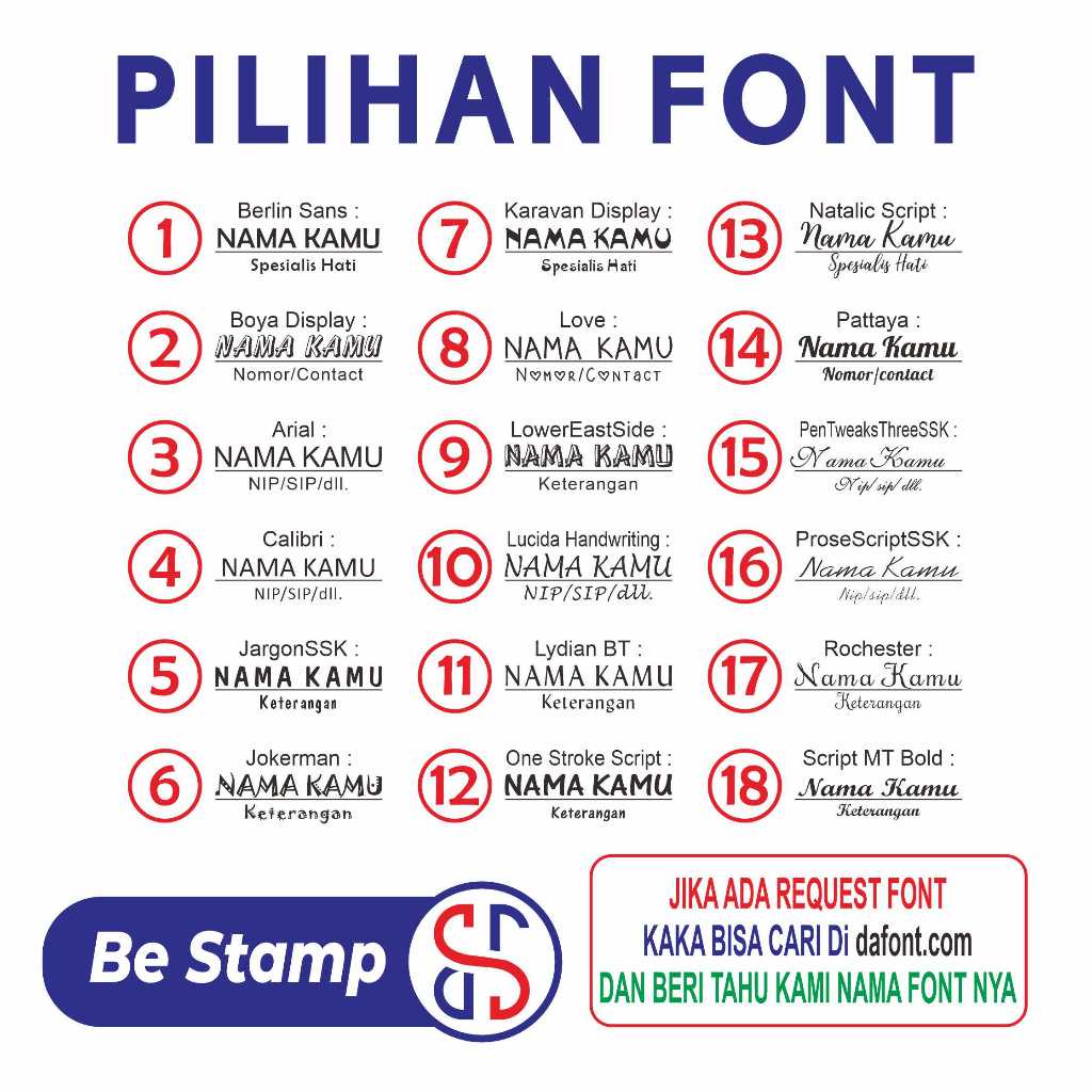 

iK! Cetak Stempel NAMA & NIP , DOKTER, PROMO DLL