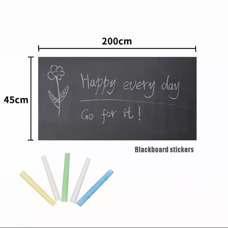 

iK! Stiker Papan Tulis Tempel Dinding STIKER WHITEBOARD Dan BLACKBOARD Wallpaper Papan Tulis Stiker