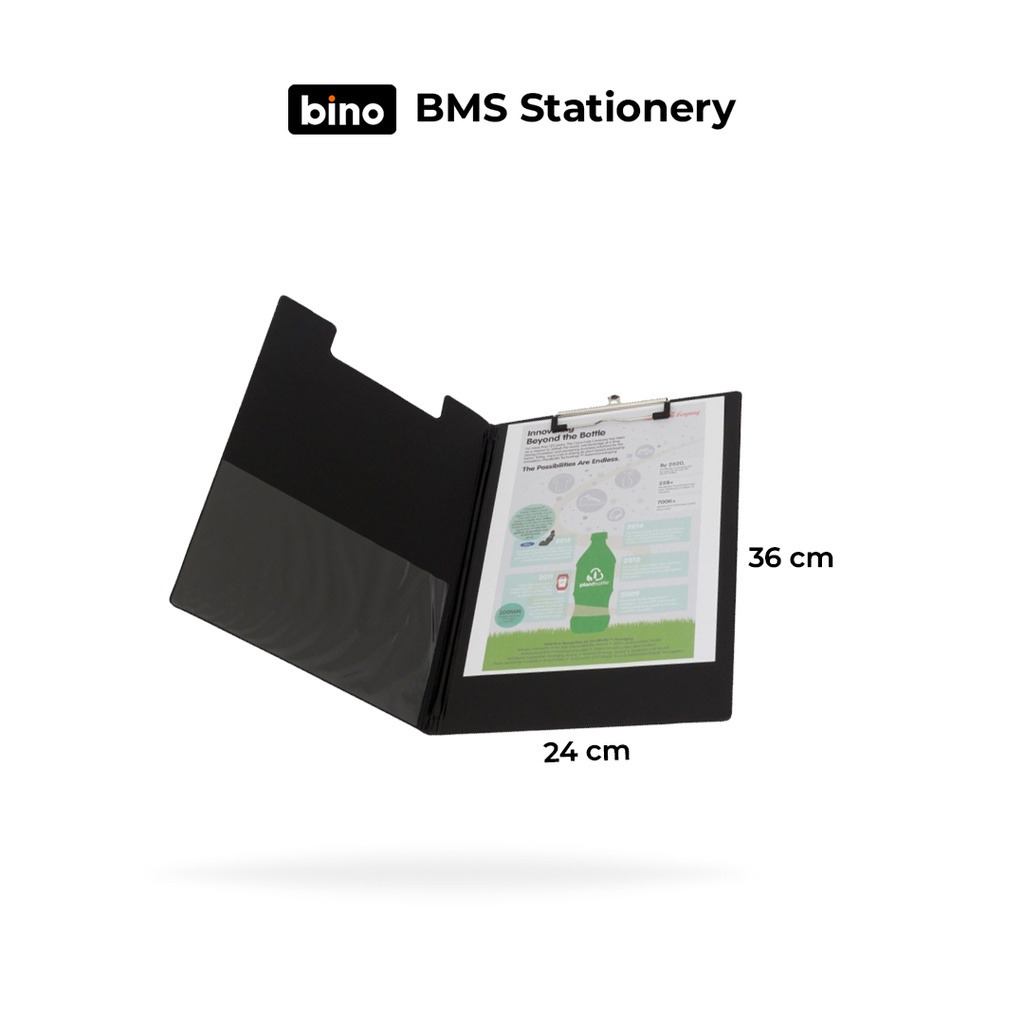 

iK! [BMS Tangerang] Papan Jalan Bantex Clipboard Dengan Cover Folio #4211
