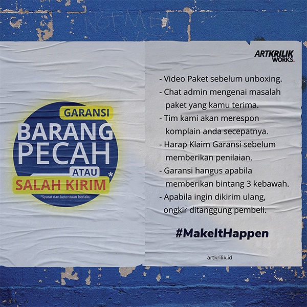 

iK! Akrilik Sn Gantung We are Open Closed Bolak Balik 2 sisi