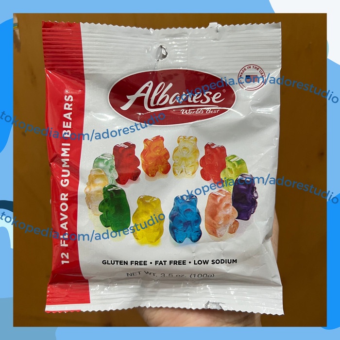 

Promo Albanese World'S Best Gummi Bears Gummy Bears 100% Original Usa Ready