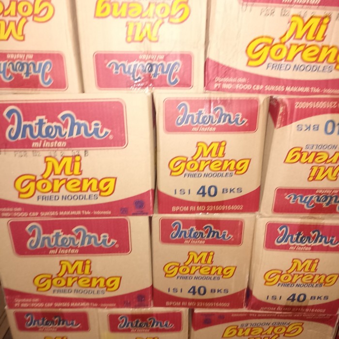 

Ready Intermie Goreng 1 Karton Isi 40 Bungkus Mie Instan Murah Promo Food Noodles