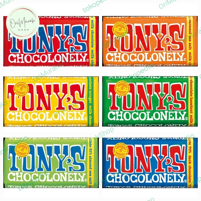 

Diskon Coklat Tony'S Tonys Chocolonely Caramel Almond Milk Dark Chocolate Ready
