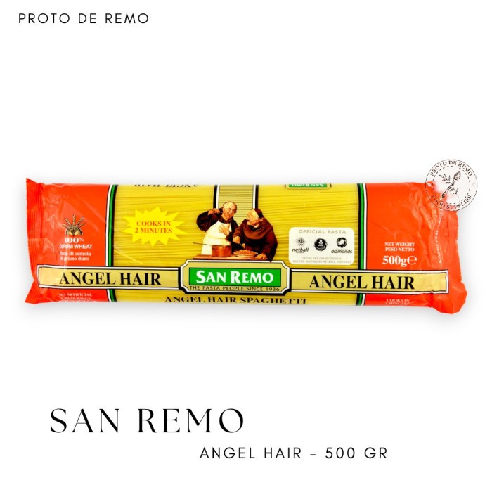 

Ready Pasta Angel Hair San Remo 500Gr