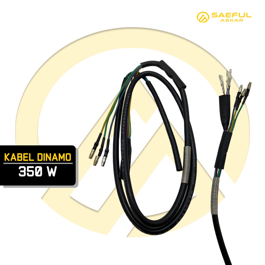 Kabel Dinamo BLDC Motor Brushless Sepeda Listrik Roda 3 Listrik Motor Listrik