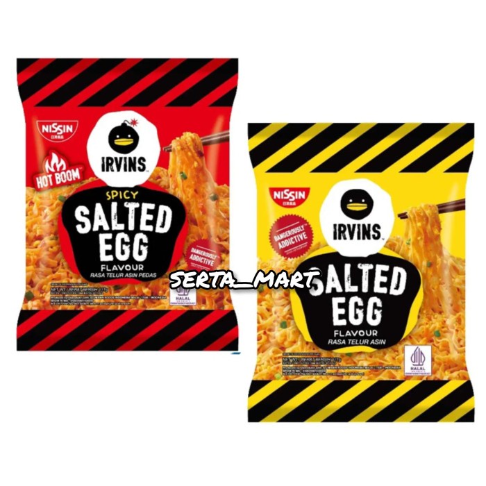 

Ready Nissin Irvins Instant Fried Noodle 117Gr - Irvins Salted Egg Original / Spicy