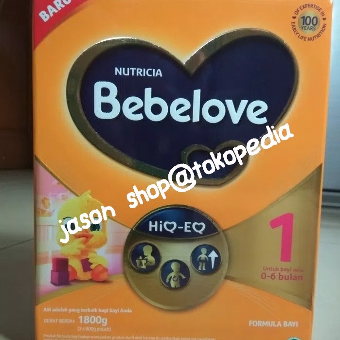 Susu bayi Bebelove 1/Susu Bebelove 1 1800 gram (Tahap 1)