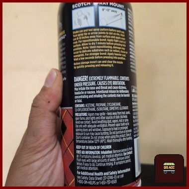 

READY STOK 3M SCOTCH LEM SPRAY MOUNT 290 GR READYY
