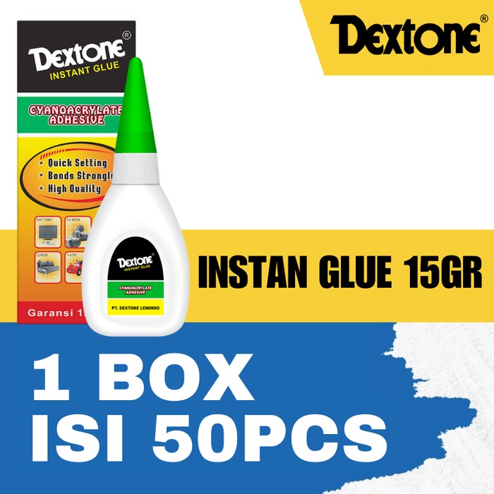 

SALE TERHOTT LEM TETES DEWA INSTAN GLUE DEXTONE 1 BOX - 15 GR READYY