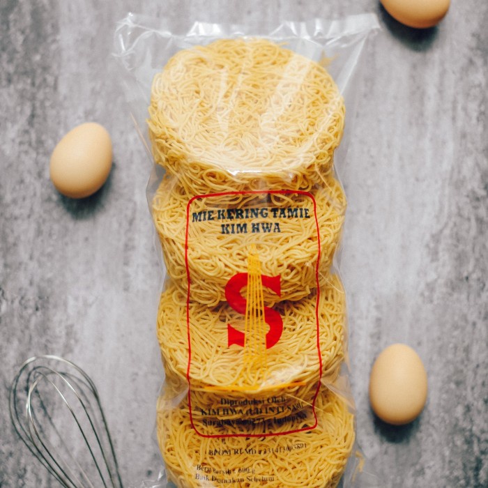 

Ready Kim Hwa Mie Kwantong / Tamie Capjay / Tamie Goreng Siap Saji (4 Pcs)