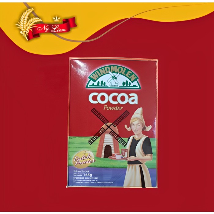 

HJK WINDMOLEN Cocoa Powder / Cokelat Bubuk Dutch Process 180 gram