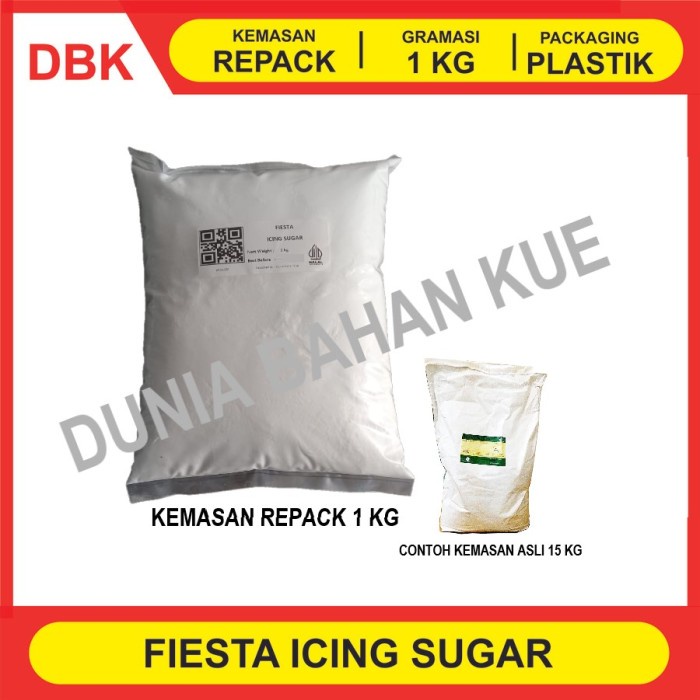 

HJK FIESTA ICING SUGAR REPACK 1 KG / GULA ICING / GULA DONAT /GULA DINGIN
